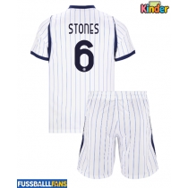 Inter Milan John Stones #6 Auswärts Trikotsatz Kinder 2026-27 Kurzarm (+ Kurze Hosen)